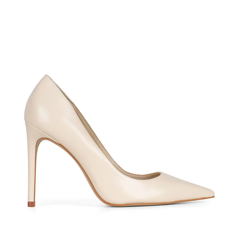 Scarpin Deborah Couro Off White