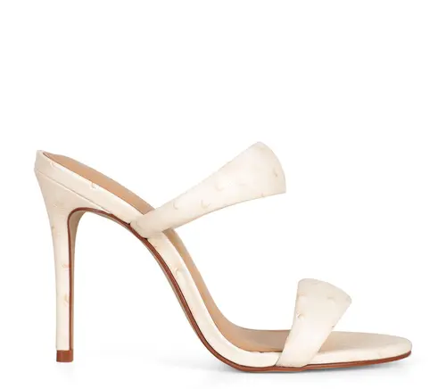 Mule Antonela Avestruz Off White