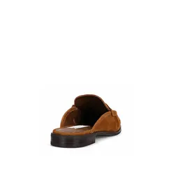 Mule Milano Couro Amendoa