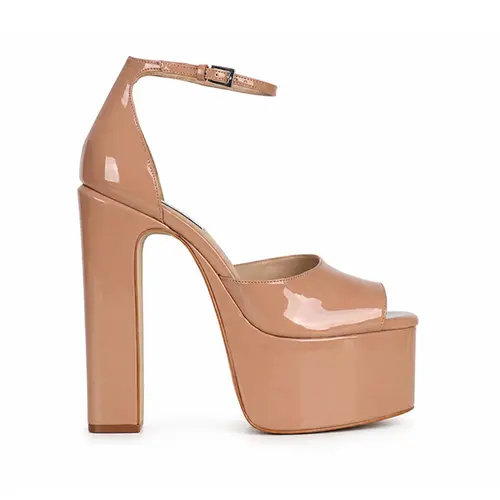 Sandalia Plataforma Rayka Nude
