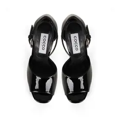 Sandalia Plataforma Rayka Preto