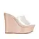 Plataforma Barona Vinil Transparente Nude