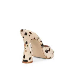 Mule Naila Couro Pelo Branco