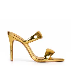 Mule Antonela Metalico Ouro