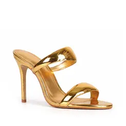 Mule Antonela Metalico Ouro