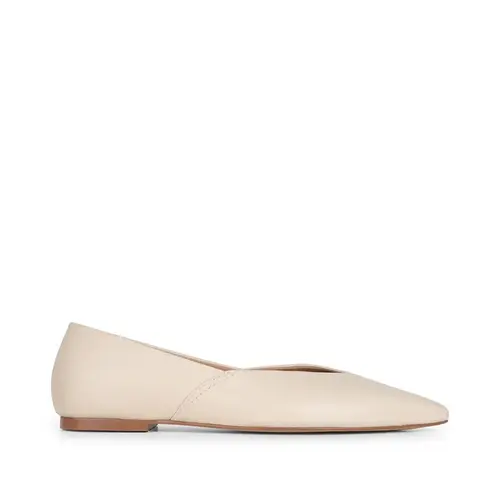 Sapatilha Viena Couro Off White