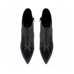 Bota Leona Couro Preto