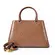 Bolsa de Couro Estampa Avestruz The Aurora Bag Marrom