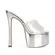 Sandalia Plataforma Debbie Vinil Cristal