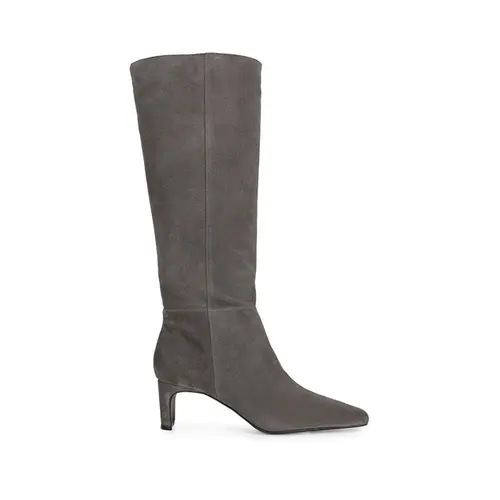 Bota Celina Couro Cinza