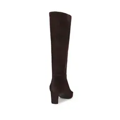 Bota Celina Couro Marrom