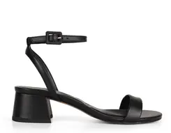 Sandalia Nina Couro Preto