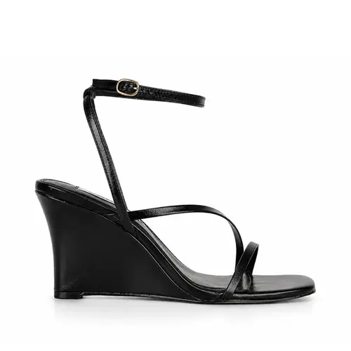 Sandalia Anabela Mirela Preto
