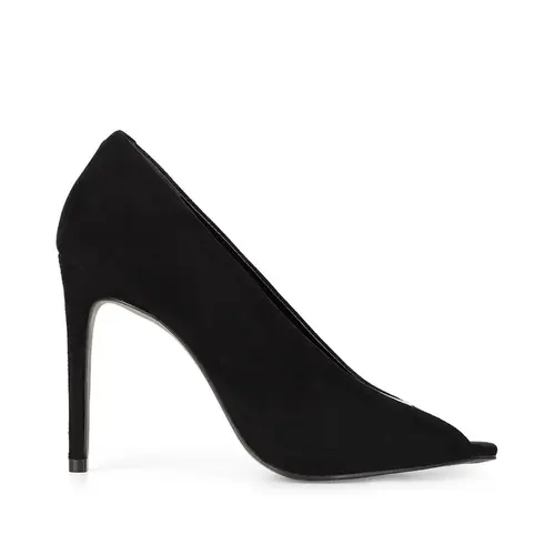 Scarpin Raven Couro Preto