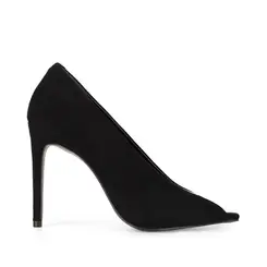 Scarpin Raven Couro Preto