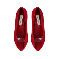 Scarpin Raven Couro Vermelho
