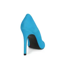 Scarpin Raven Couro Azul