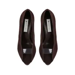 Scarpin Raven Couro Marrom