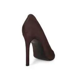 Scarpin Raven Couro Marrom