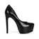 Plataforma Tiffany Avestruz Preto