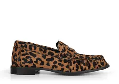 Mocassim Martina Couro Pelo Leopardo