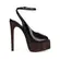 Sandalia Plataforma Olympia Couro Preto