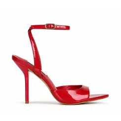Sandalia Verona Perolizado Vermelho