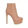 Bota Plataforma Eloah Couro Nude