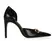 Scarpin Gloria Couro Preto