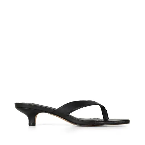 Mule Tayla Couro Preto