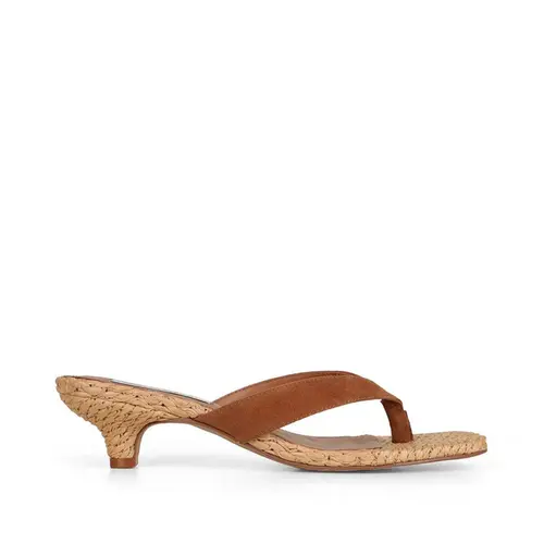 Mule Tayla Couro Conhaque