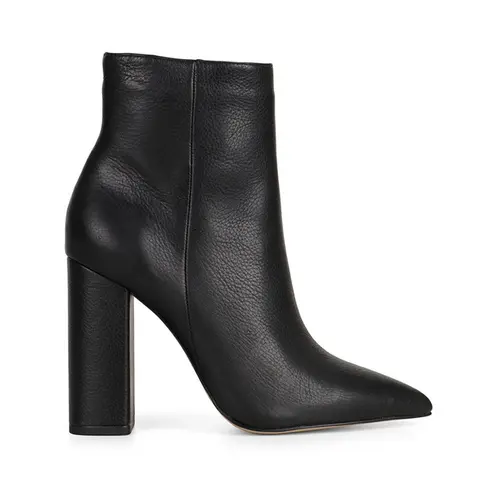 Bota Noticed Couro Preto