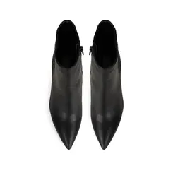 Bota Noticed Couro Preto