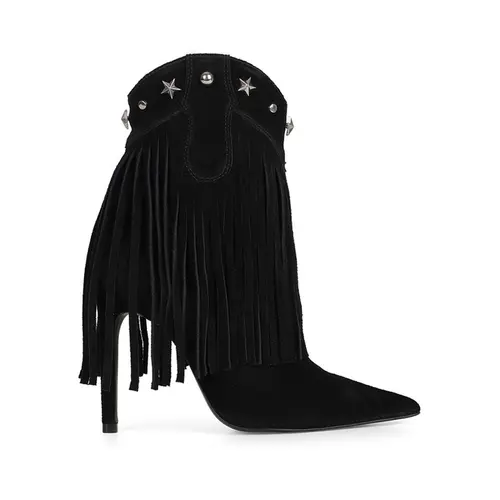 Bota Loretta Couro Preto
