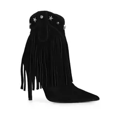 Bota Loretta Couro Preto