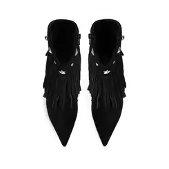 Bota Loretta Couro Preto