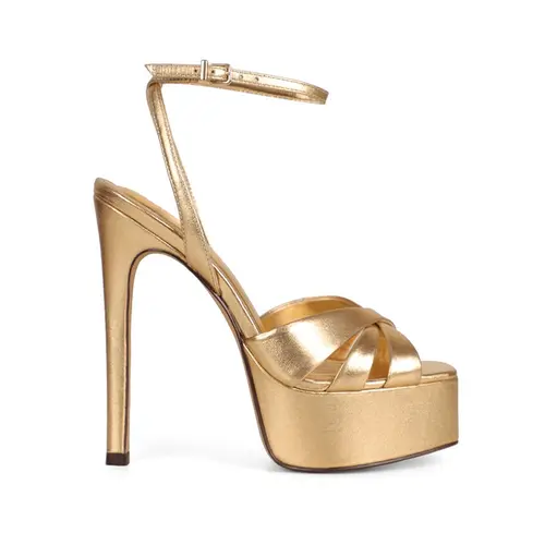 Sandalia Plataforma Dolce Ouro