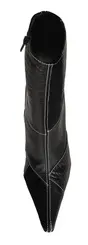 Bota Arielle Couro Preto