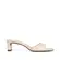 Mule Cleire Couro Off White