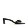 Mule Cleire Couro Preto