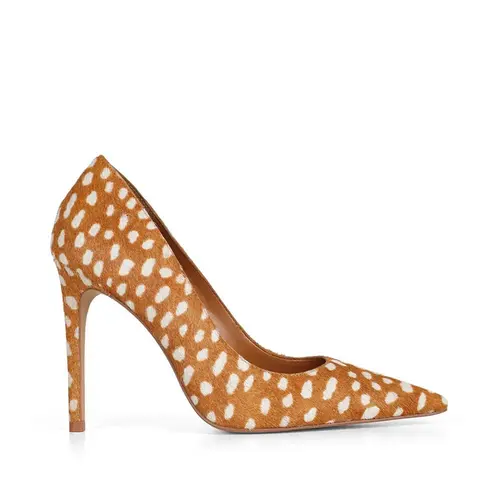 Scarpin Deborah Couro Pelo Bambi