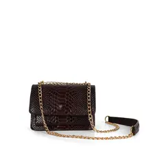 Bolsa Blair de Couro Snake Brown