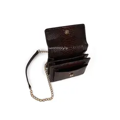 Bolsa Blair de Couro Snake Brown