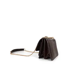 Bolsa Blair de Couro Snake Brown