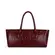 Bolsa de Couro Croco Bellagio Rubi