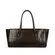 Bolsa de Couro Croco Bellagio Chocolate
