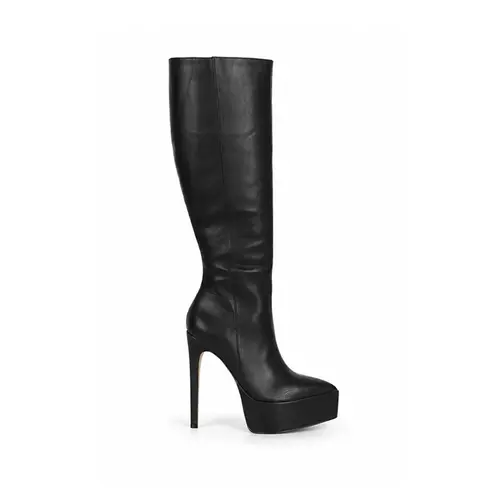 Bota Natasha Couro Preto