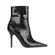 Bota Virginia Couro Croco Preto