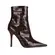 Bota Virginia Couro Croco Marrom