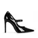 Scarpin Melissa Couro Verniz Preto Pronta Entrega